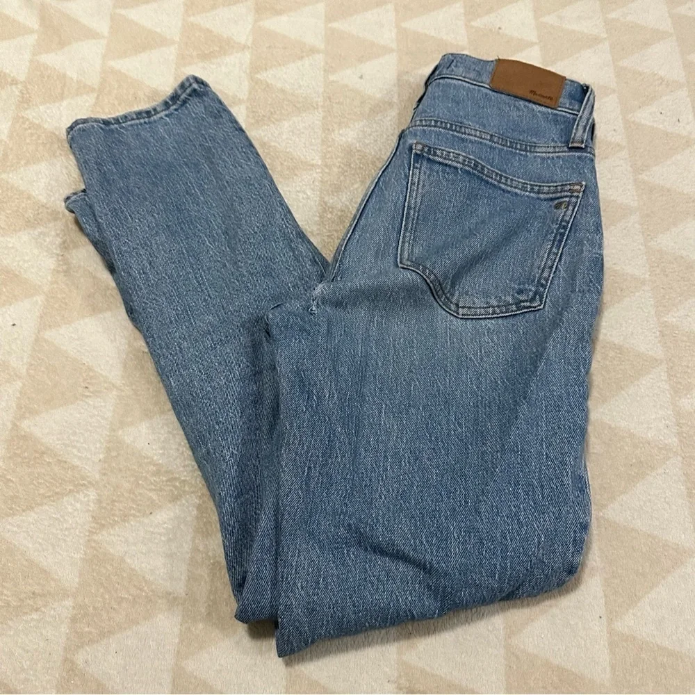 Madewell perfect vintage jeans banner light wash